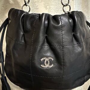 Chanel Black Quilted Leather Shoulder Bag